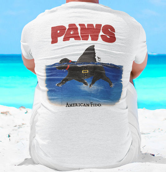 Paws Dog Shark - Adult Unisex T-Shirt