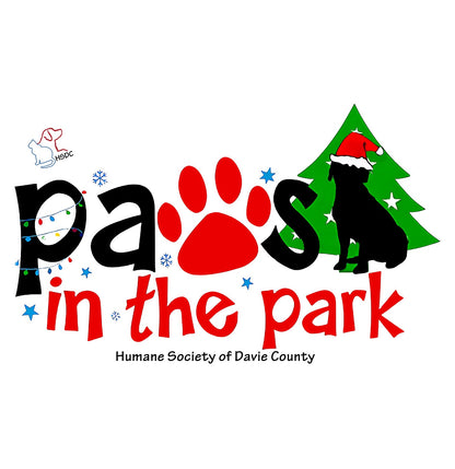 Paws in the Park 2025 - Adult Unisex Hoodie Sweatshirt - Grey - Medium - Graphic