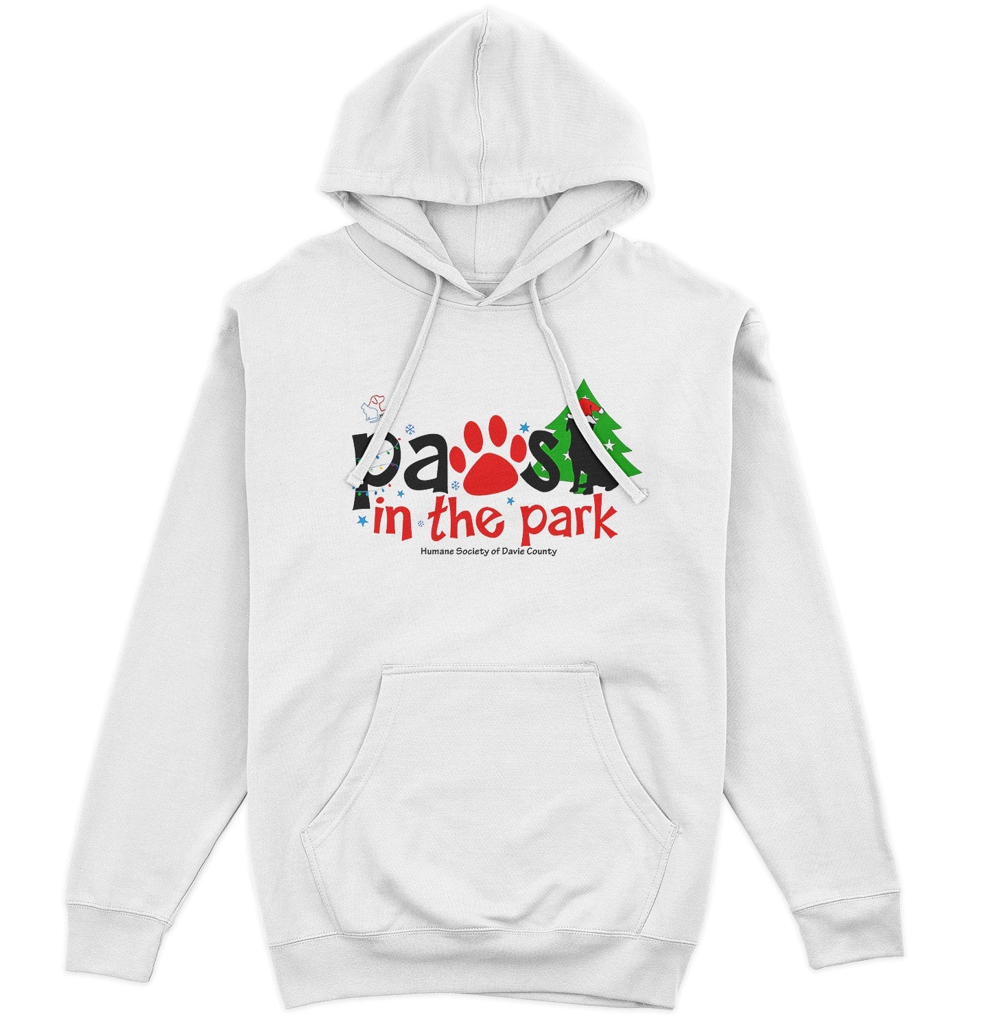 Paws in the Park 2025 - Adult Unisex Hoodie Sweatshirt - Grey - X-Large - Sizes