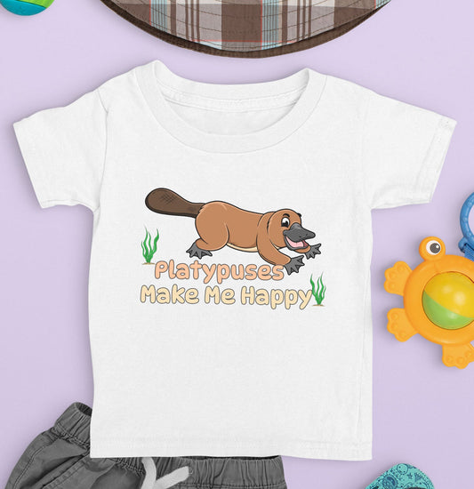 Platypus Toon Make Me Happy - Toddler Unisex T-Shirt - Main
