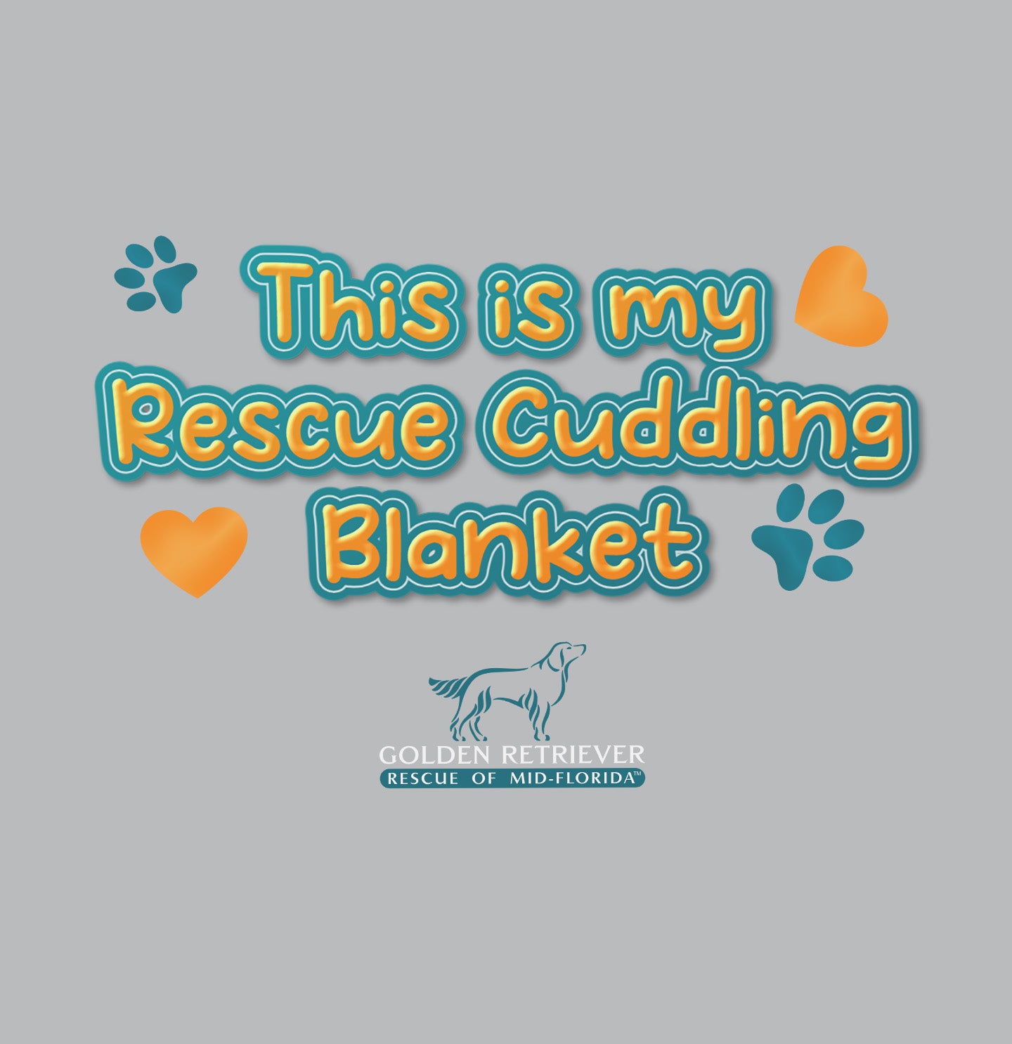 Rescue Cuddling Blanket - Fleece Sweatshirt Blanket