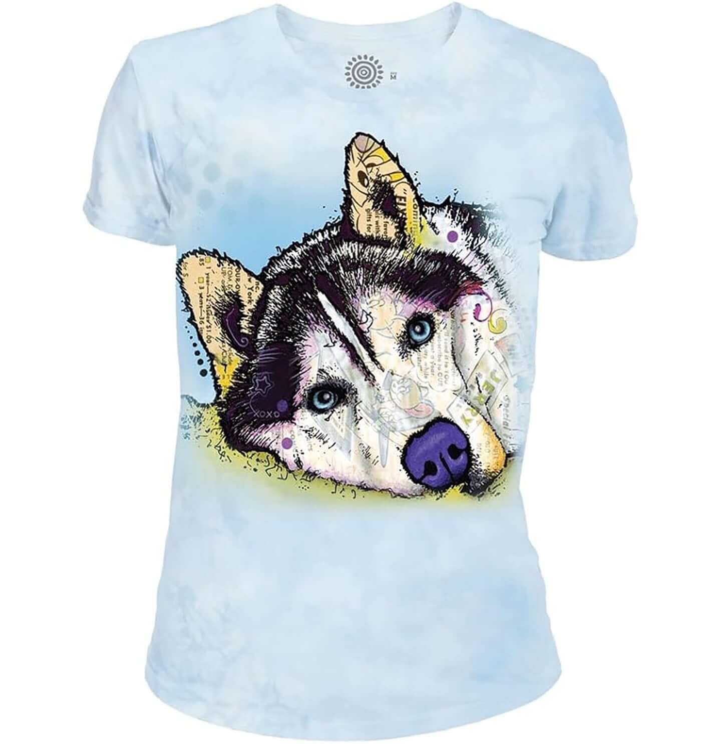 Russo Siberian Husky - Women's Fitted T-Shirt