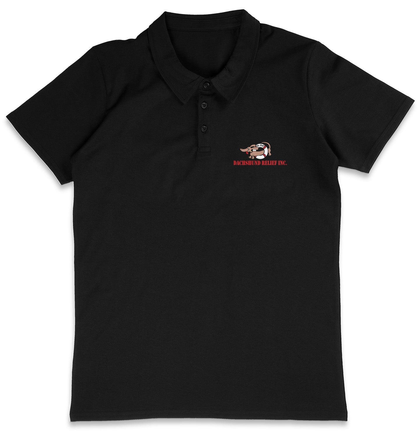 So Cal Dachshund Relief LC Logo - Adult Micro-Mesh Polo - Light Blue - X-Large - Sizes