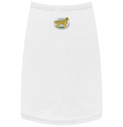 SEVA GRREAT Name and Number - Personalized Custom Pet Tank Top - White