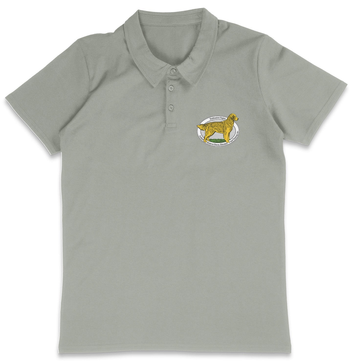 SEVA GRREAT LC Logo - Adult Micro-Mesh Polo - Maroon - Large - Grey