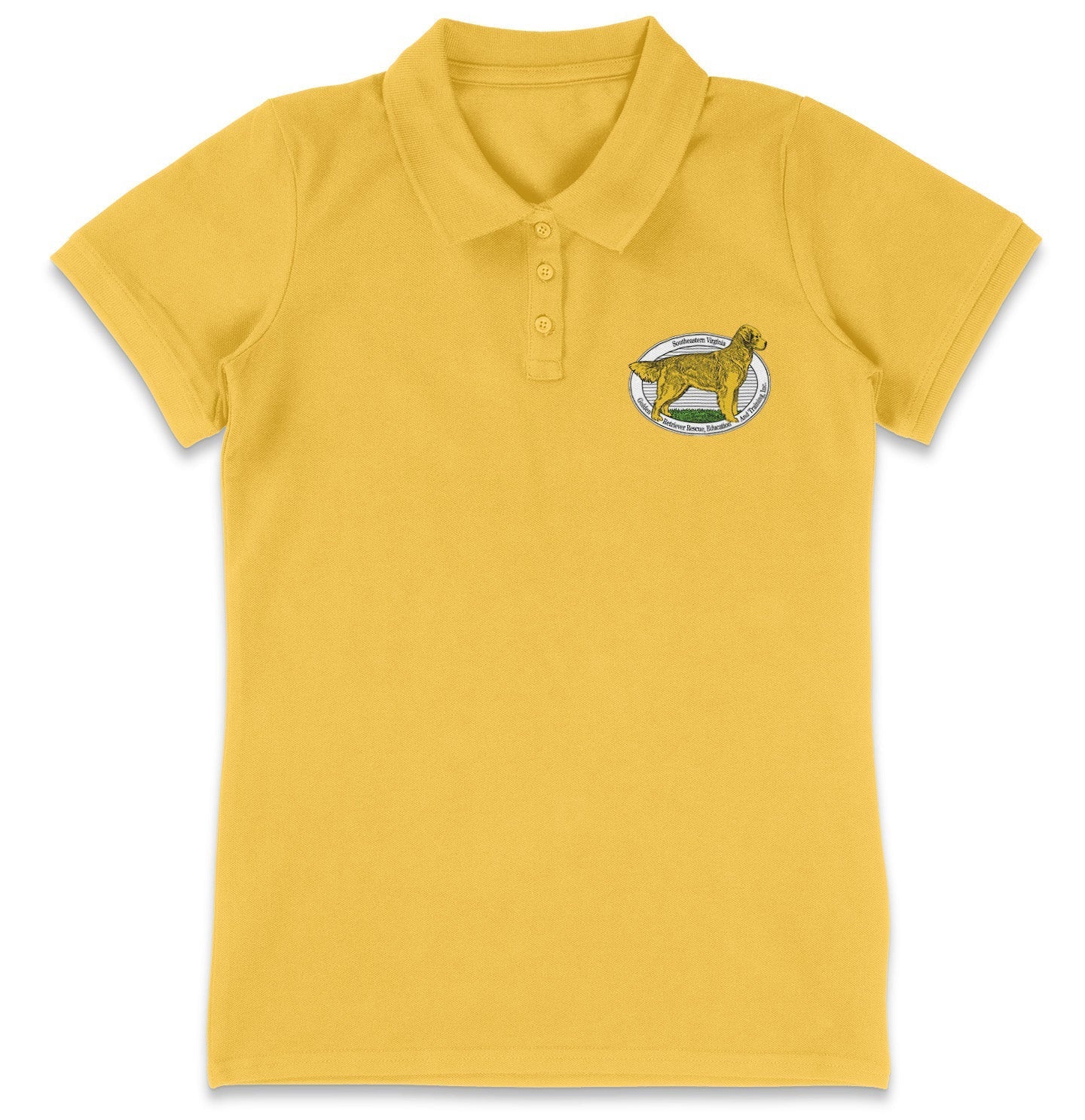 SEVA GRREAT LC Logo - Women's Micro-Mesh Polo - Maroon - 3X-Large - Yellow