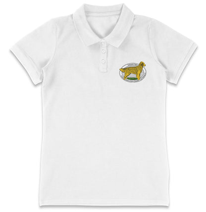 SEVA GRREAT LC Logo - Women's Micro-Mesh Polo - Light Blue - Small - White