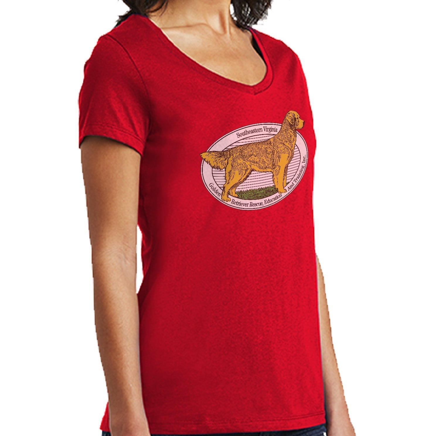 SEVA GREEAT Logo - Women's V-Neck T-Shirt