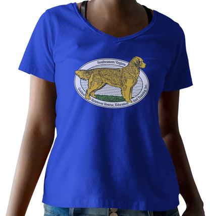 SEVA GREEAT Logo - Women's V-Neck T-Shirt