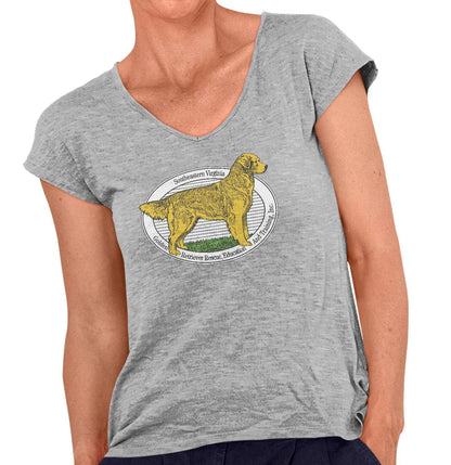 SEVA GREEAT Logo - Women's V-Neck T-Shirt