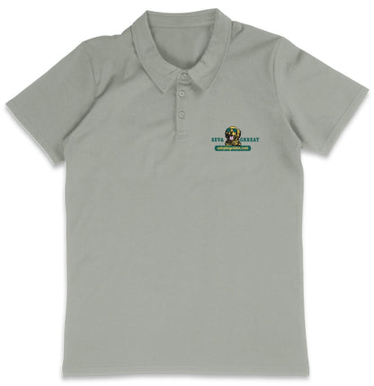 SEVA GRREAT Cool Dog LC Logo - Adult Micro-Mesh Polo - Light Blue - X-Large - Sizes