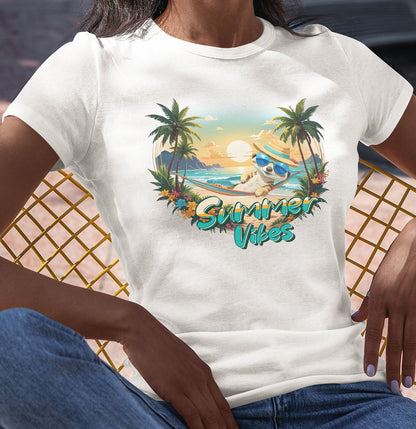 Summer Vibes Meerkat - Women's Tri-Blend T-Shirt - Main