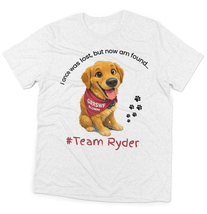 Team Ryder Once Was Lost - Adult Tri-Blend T-Shirt - Grey - 2X-Large - White