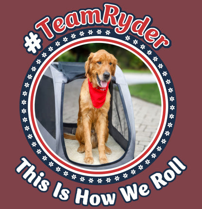 Team Ryder How We Roll - Adult Tri-Blend T-Shirt - Black - Medium - Graphic