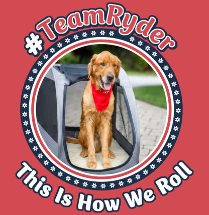 Team Ryder How We Roll - Women's V-Neck Tri-Blend T-Shirt - Black - Medium - Graphic