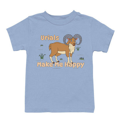 Urial Toon Make Me Happy - Toddler Unisex T-Shirt - Light Blue