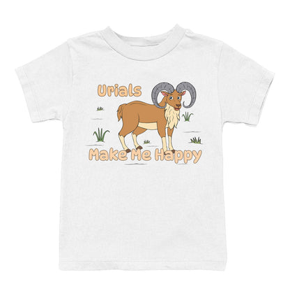 Urial Toon Make Me Happy - Toddler Unisex T-Shirt - White