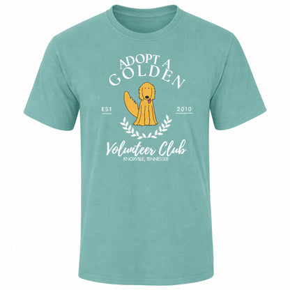 AGK Adopt A Golden Volunteer Club - Adult Unisex Comfort Colors T-shirt