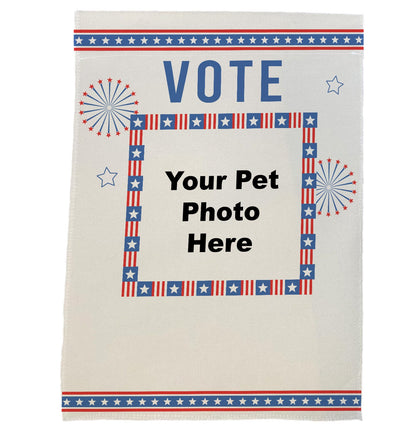 Vote for My Pet - Personalized Custom Garden Flag