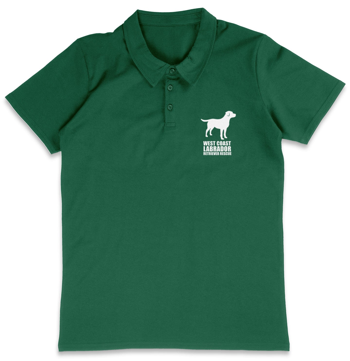 WCLRR Impact LC Logo - Adult Micro-Mesh Polo - Maroon - 3X-Large - Forest Green