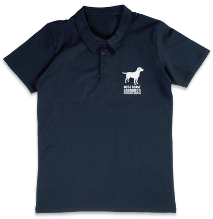 WCLRR Impact LC Logo - Adult Micro-Mesh Polo - Light Blue - X-Large - Navy