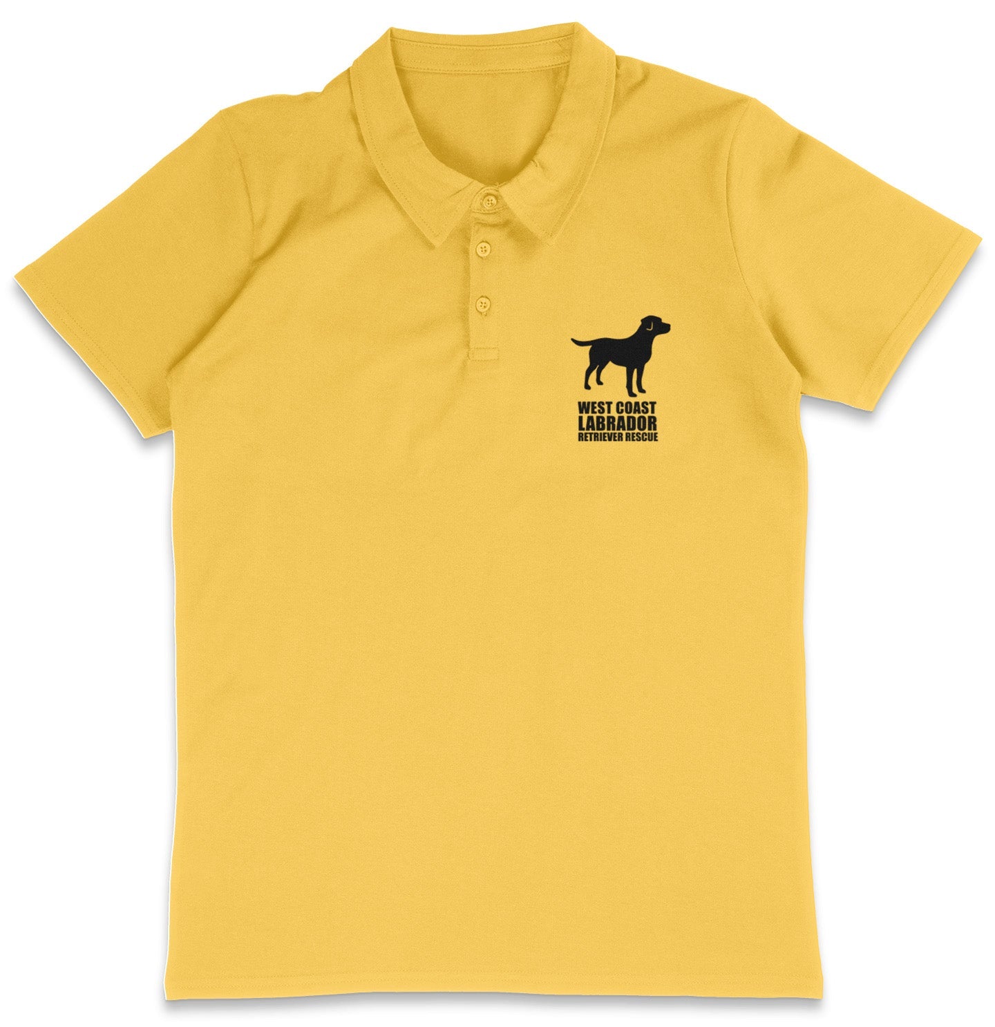 WCLRR Impact LC Logo - Adult Micro-Mesh Polo - Light Blue - 2X-Large - Yellow