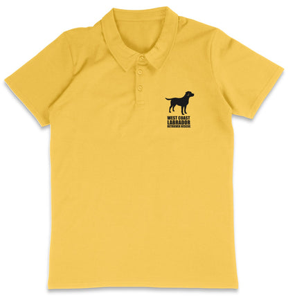WCLRR Impact LC Logo - Adult Micro-Mesh Polo - Light Blue - 2X-Large - Yellow