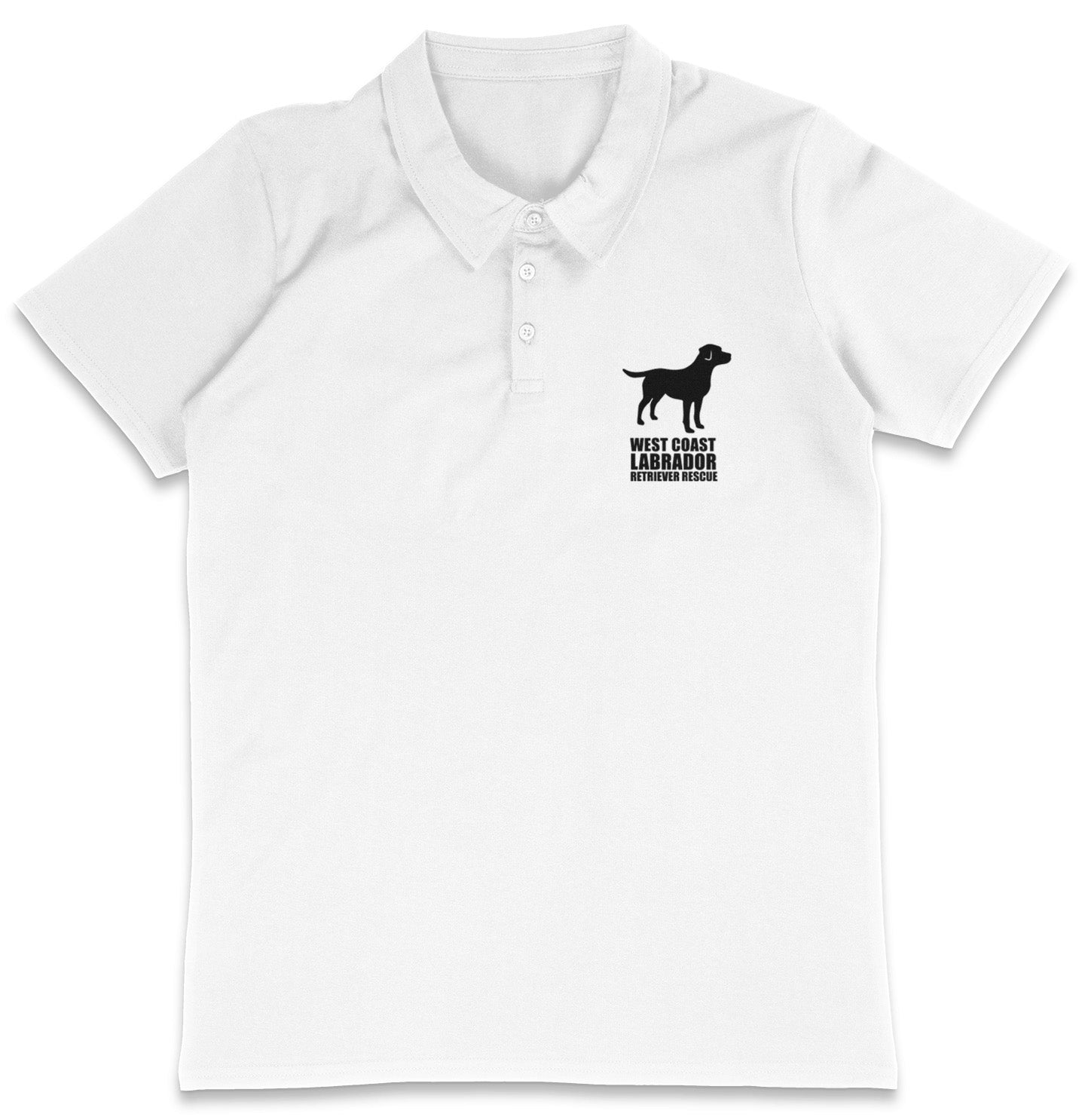 WCLRR Impact LC Logo - Adult Micro-Mesh Polo - Light Blue - 3X-Large - White