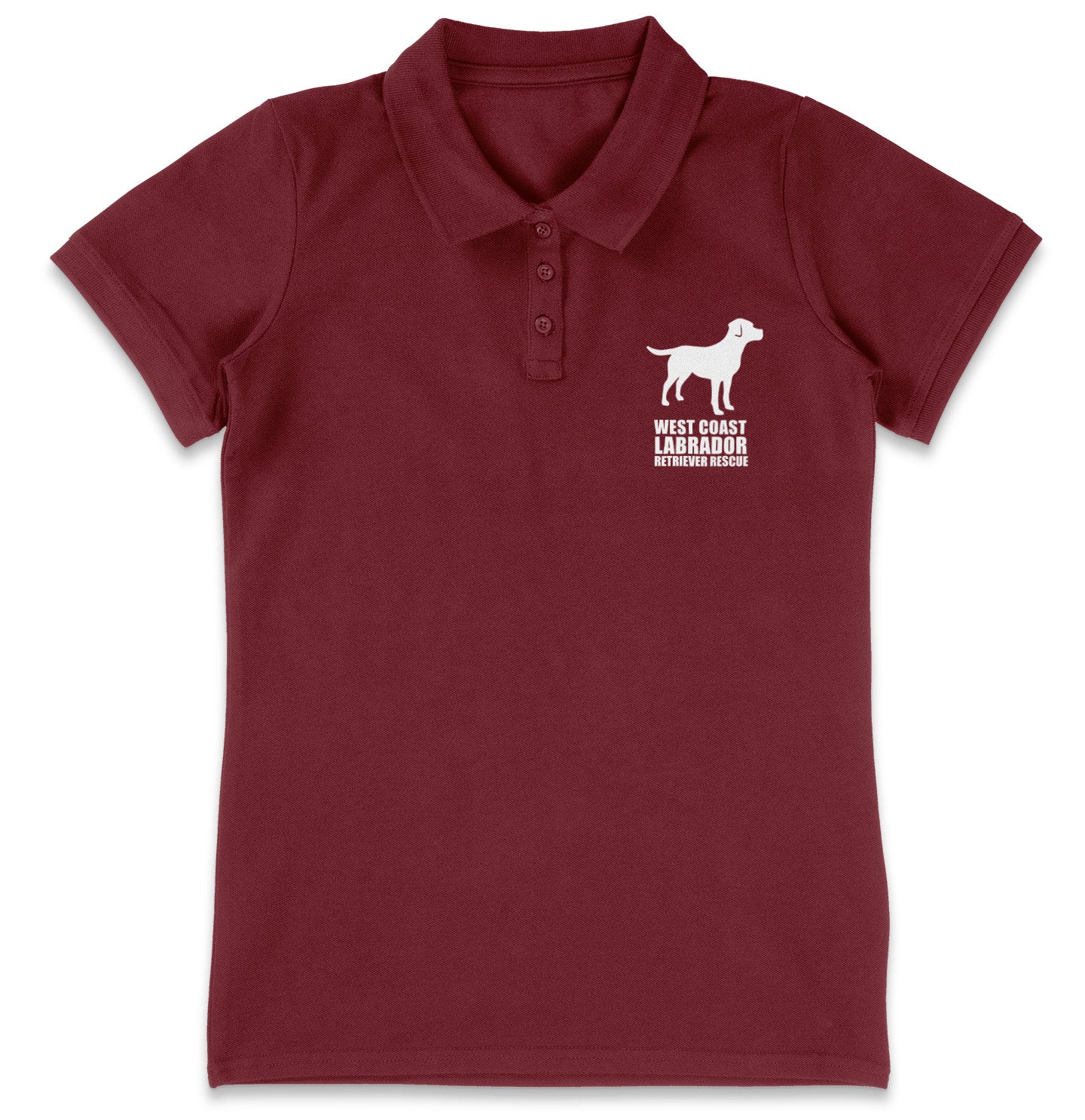 WCLRR Impact LC Logo - Women's Micro-Mesh Polo - Maroon - Large - Specs