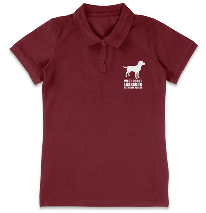 WCLRR Impact LC Logo - Women's Micro-Mesh Polo - Maroon - Large - Specs