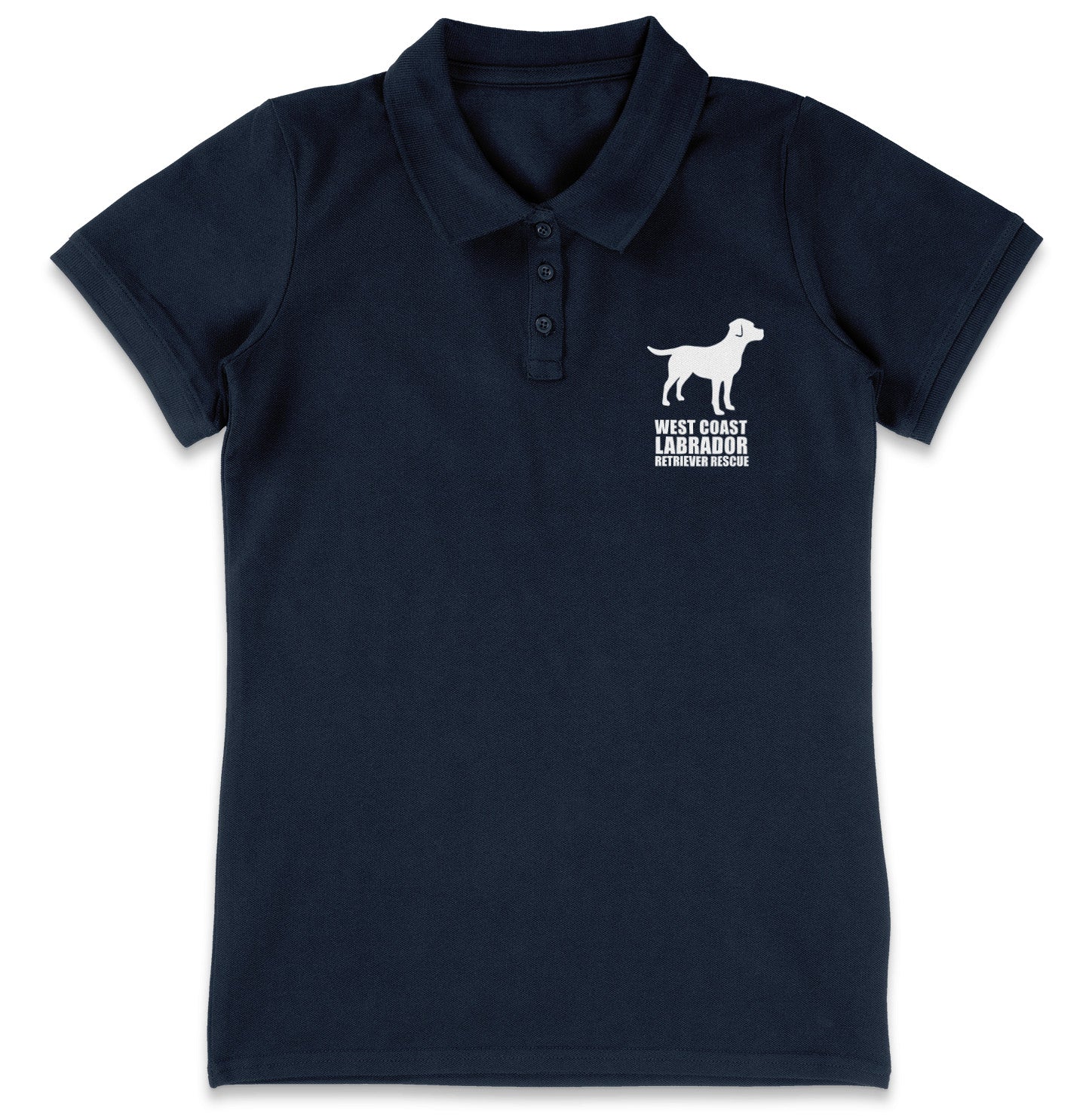 WCLRR Impact LC Logo - Women's Micro-Mesh Polo - Light Blue - X-Large - Navy