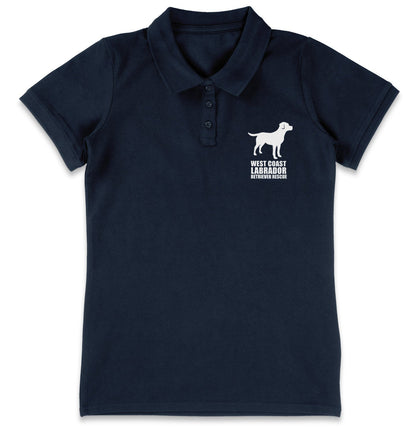 WCLRR Impact LC Logo - Women's Micro-Mesh Polo - Light Blue - X-Large - Navy