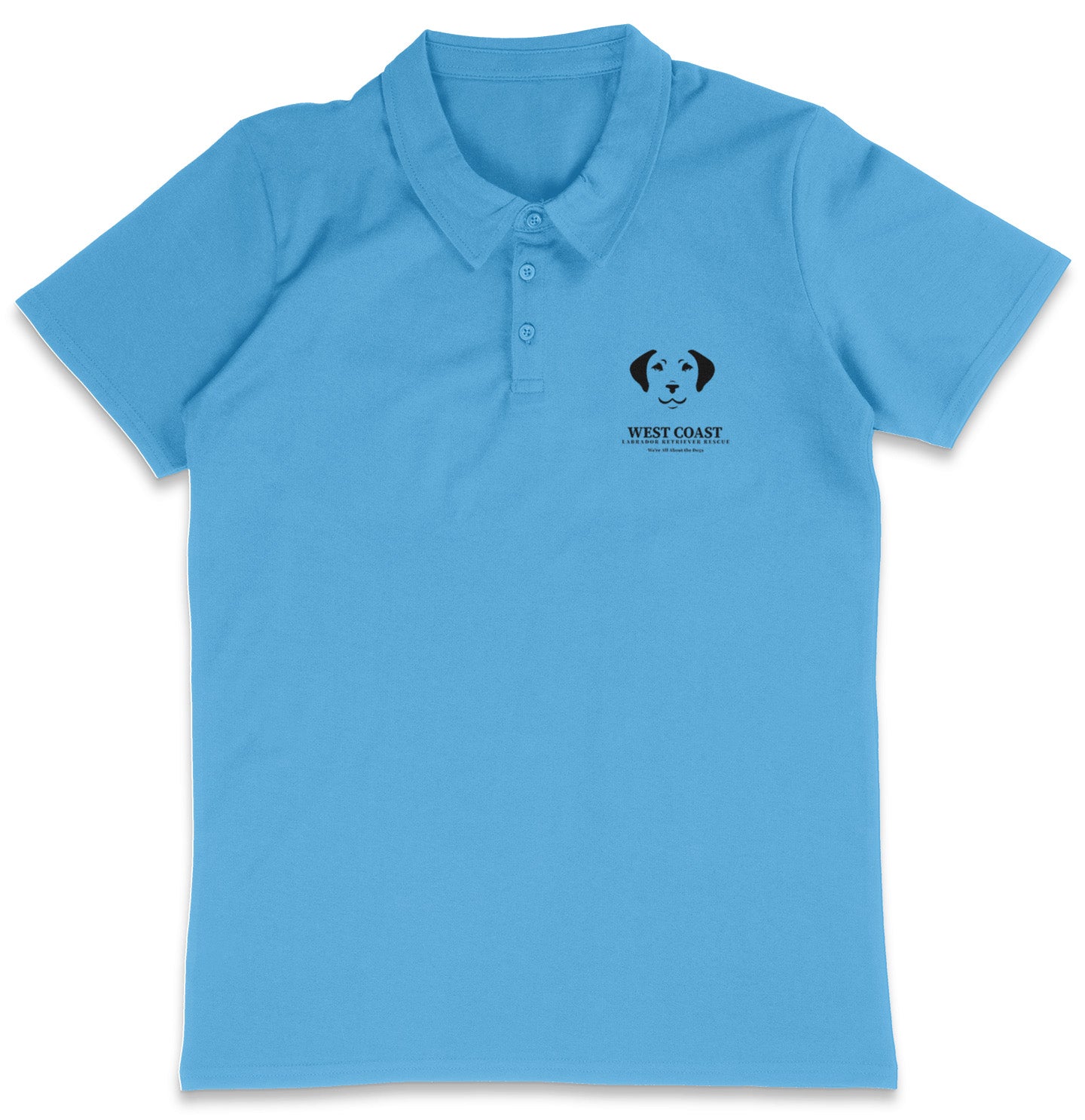 WCLRR Puppy Face LC Logo - Adult Micro-Mesh Polo - Maroon - X-Large - Sizes