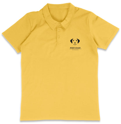 WCLRR Puppy Face LC Logo - Adult Micro-Mesh Polo - Light Blue - 2X-Large - Yellow