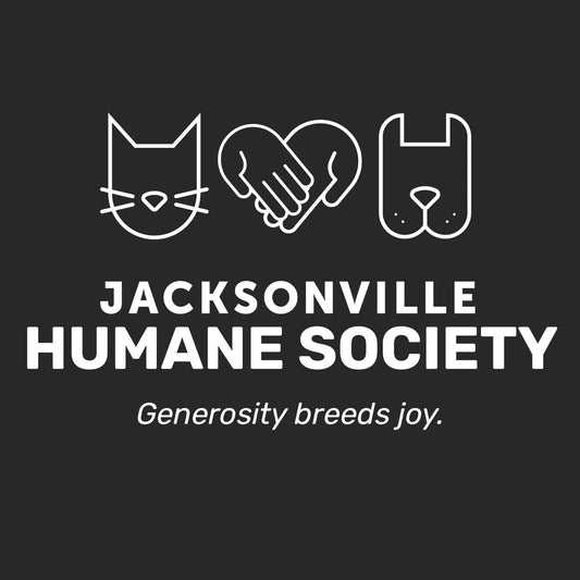 JHS Logo On Black - Doggie Bandana
