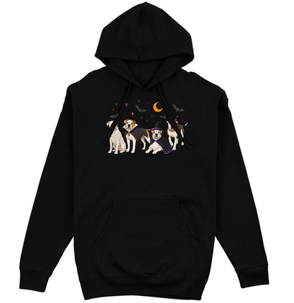 American Bulldog Halloween Lineup - Adult Unisex Hoodie