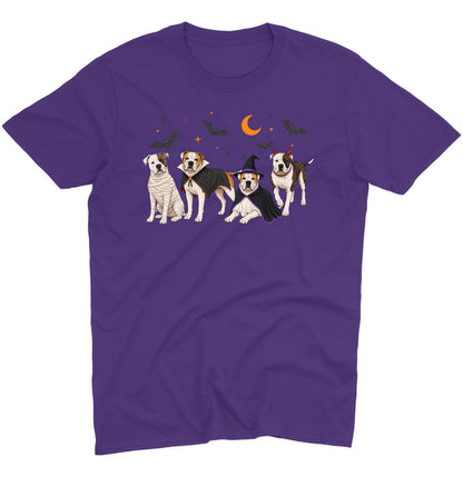 American Bulldog Halloween Lineup - Adult Unisex T-Shirt