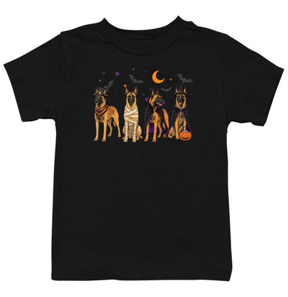 Belgian Malinois Halloween Lineup - Kids Unisex T-Shirt
