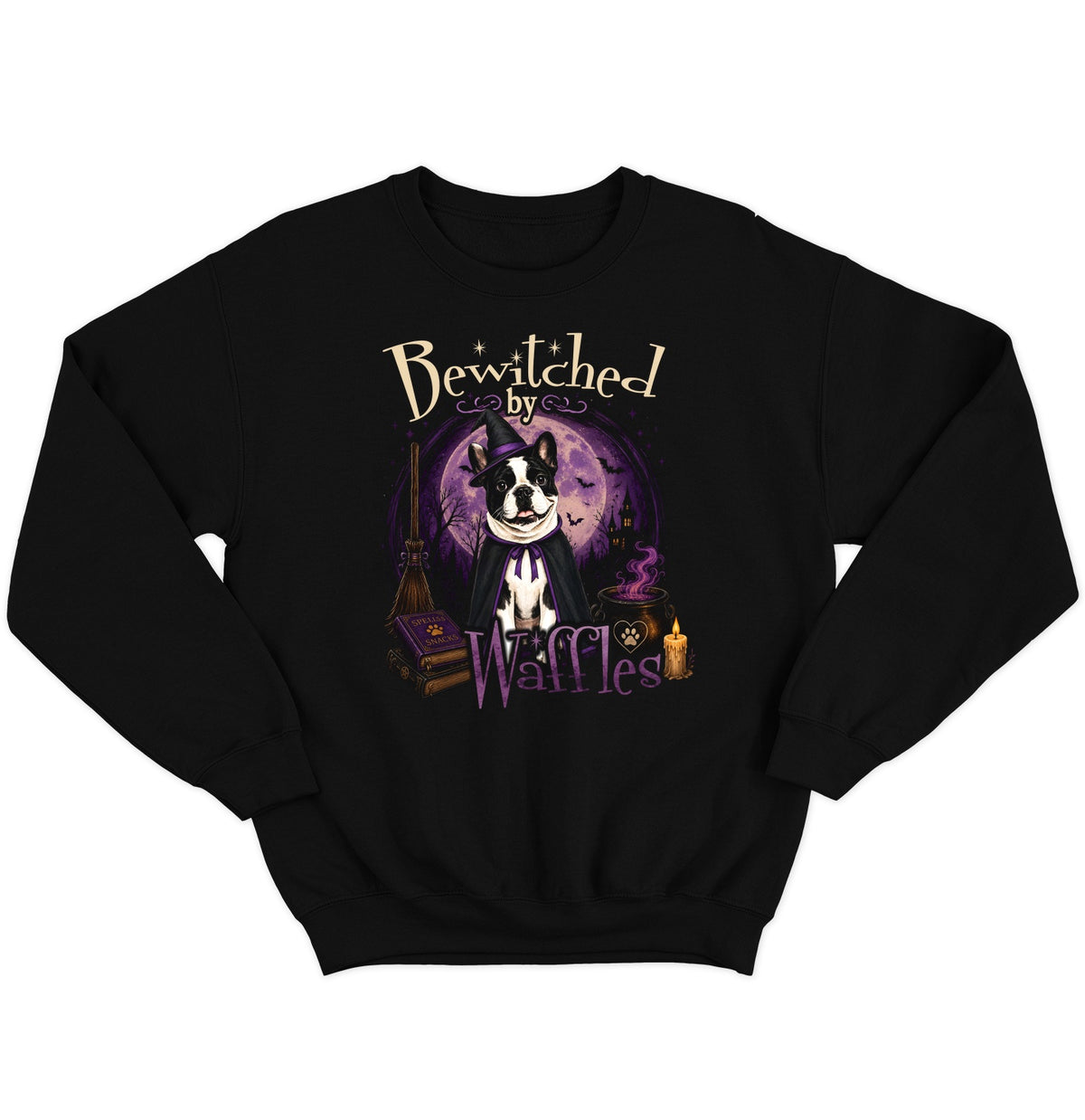 Bewitched By My Pet - Adult Unisex Crewneck Sweatshirt