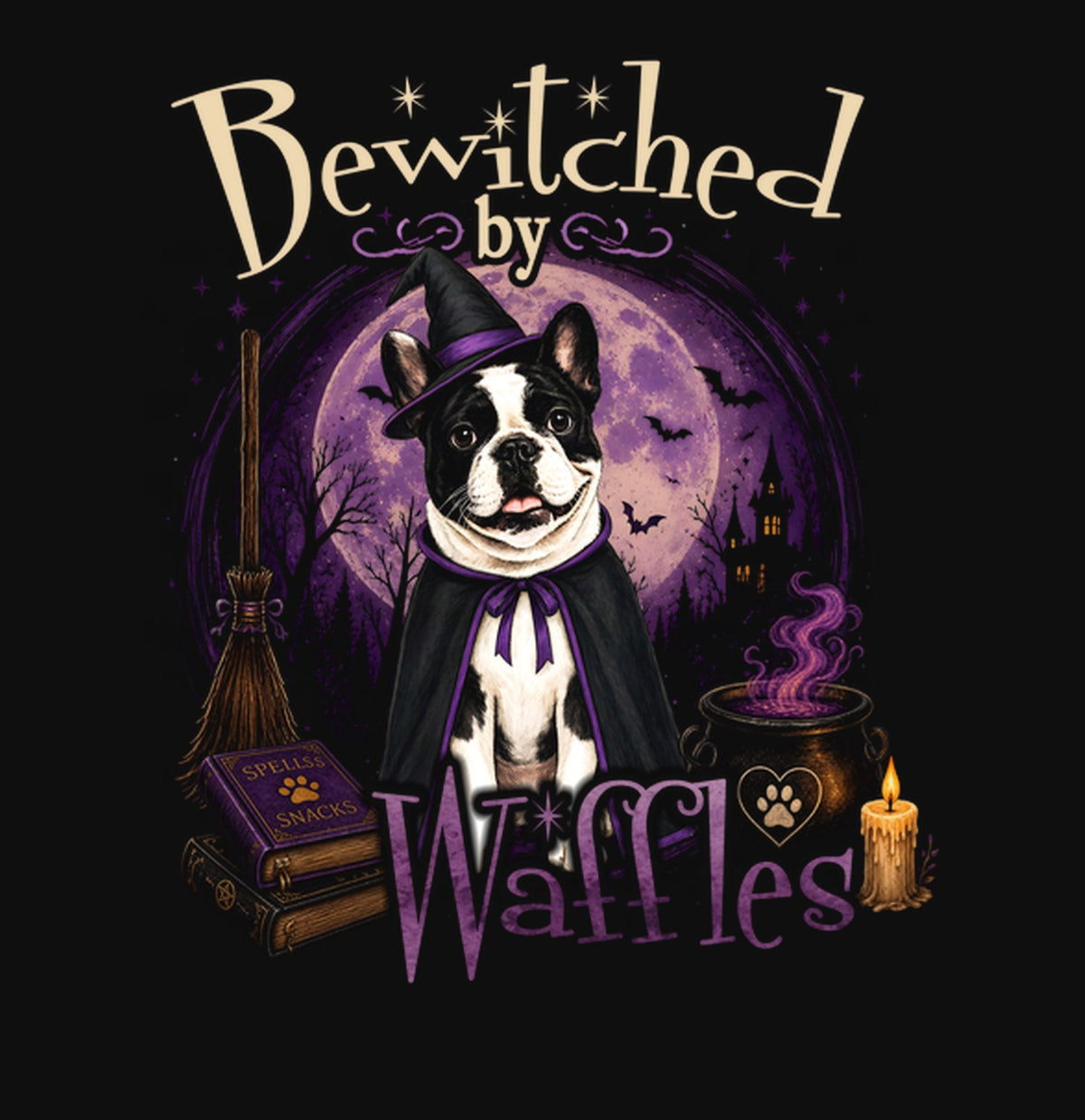 Bewitched By My Pet - Adult Unisex Crewneck Sweatshirt
