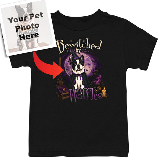 Bewitched By My Pet - Personalized Custom Kids Unisex T-Shirt