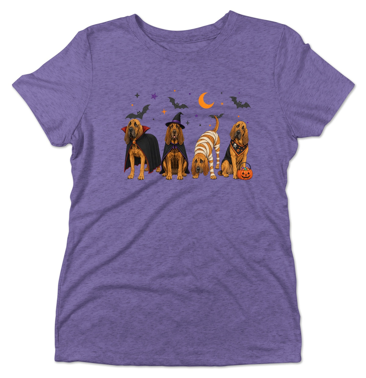 Bloodhound Halloween Lineup - Women's Tri-Blend T-Shirt