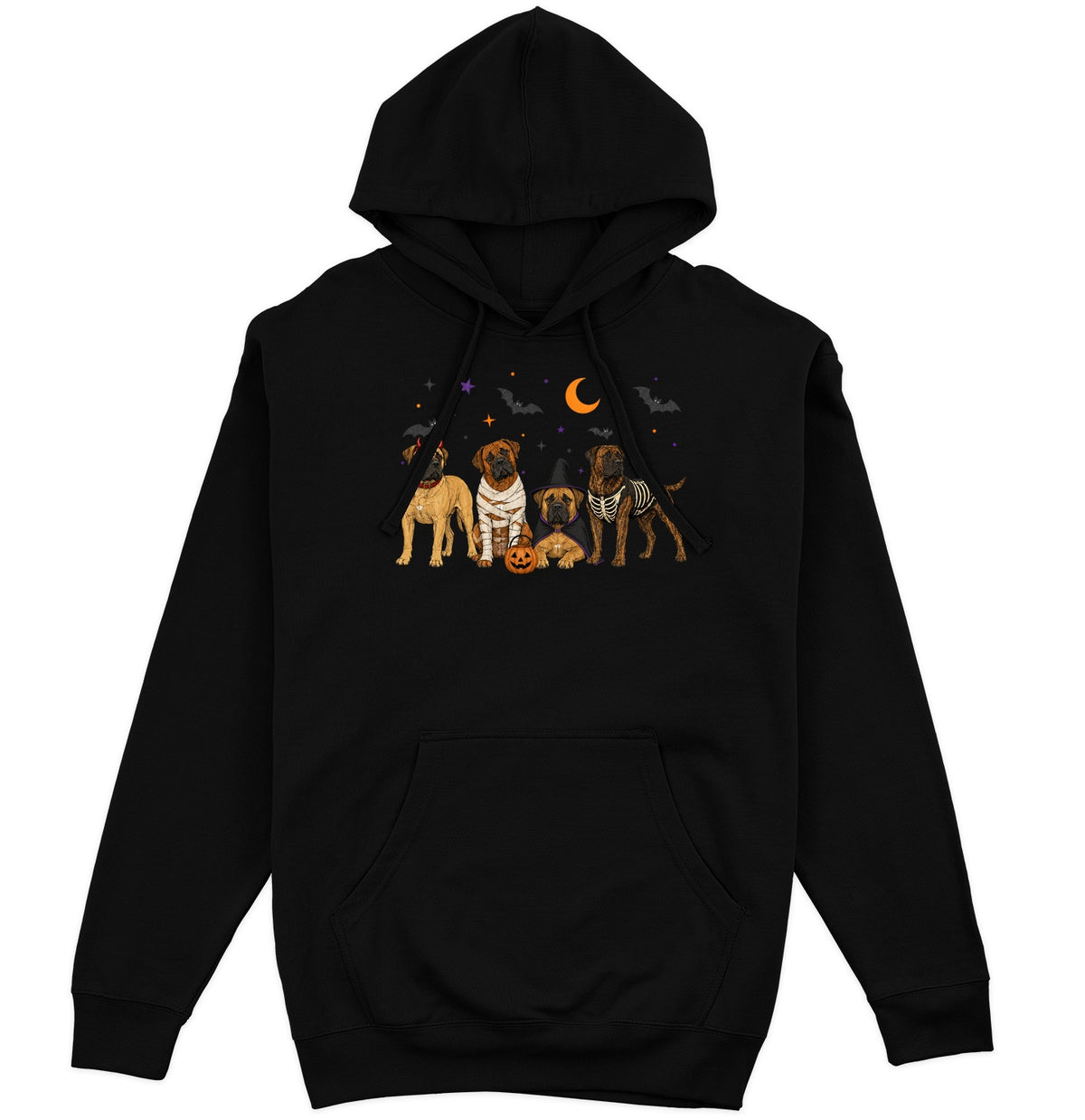 Boerboel Halloween Lineup - Adult Unisex Hoodie