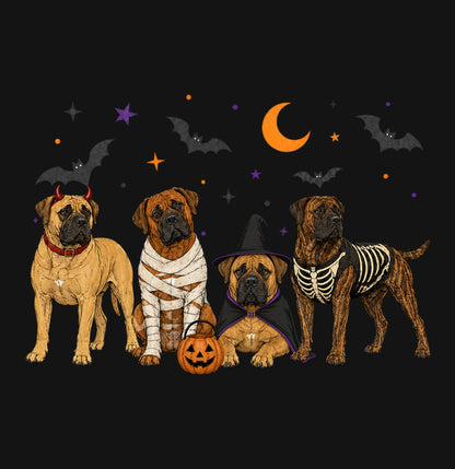 Boerboel Halloween Lineup - Kids Unisex T-Shirt