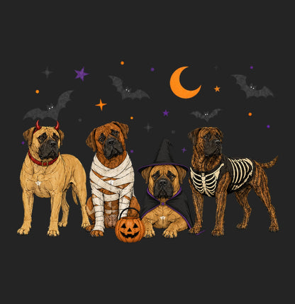 Boerboel Halloween Lineup - Women's Tri-Blend T-Shirt