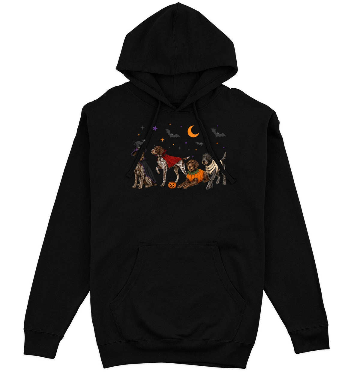 Border Collie Halloween Lineup - Adult Unisex Hoodie