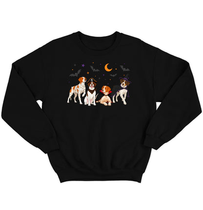 Brittany Halloween Lineup - Adult Unisex Crewneck Sweatshirt