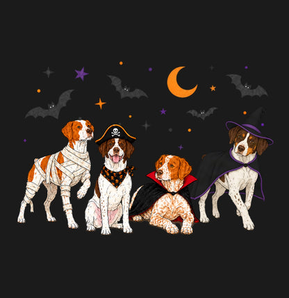 Brittany Halloween Lineup - Adult Unisex T-Shirt