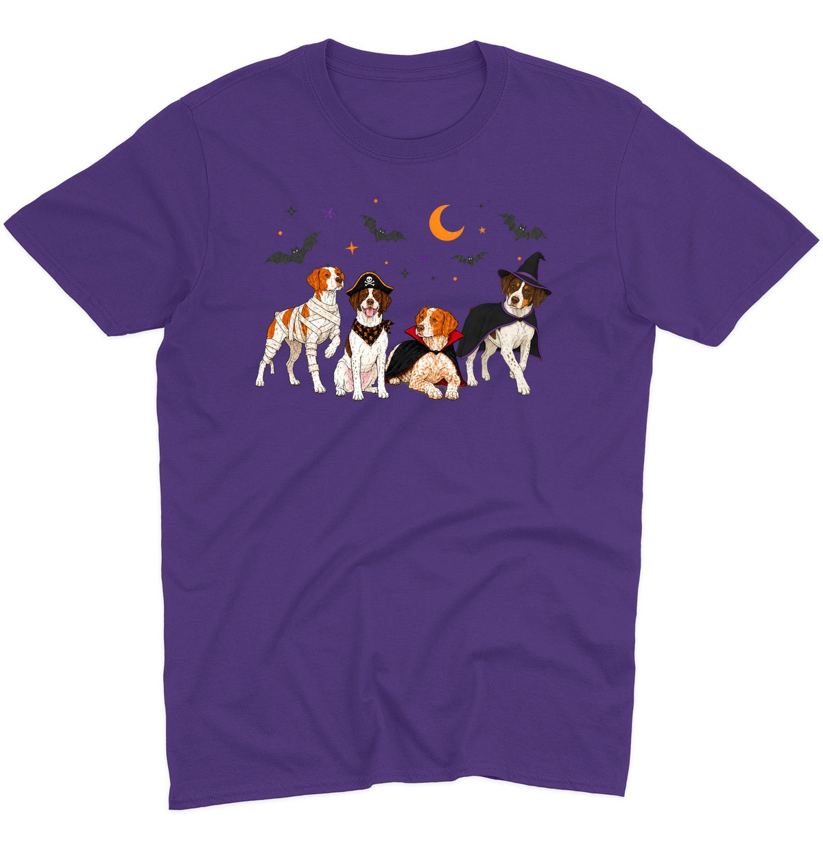 Brittany Halloween Lineup - Adult Unisex T-Shirt