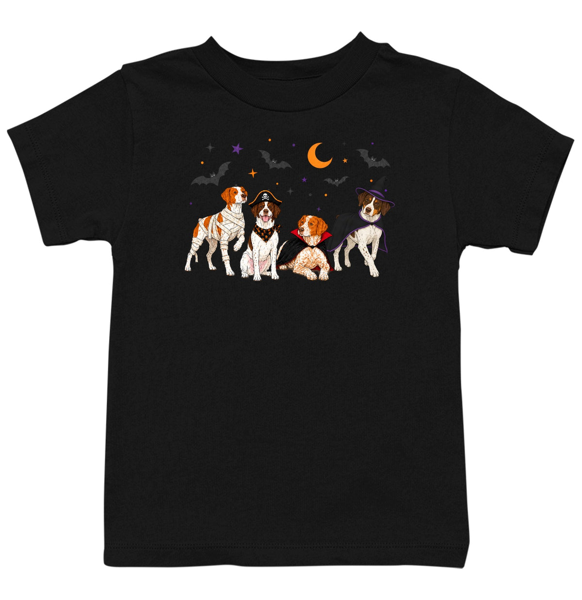 Brittany Halloween Lineup - Kids Unisex T-Shirt
